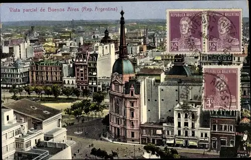 Ak Buenos Aires Argentinien, Stadtansicht