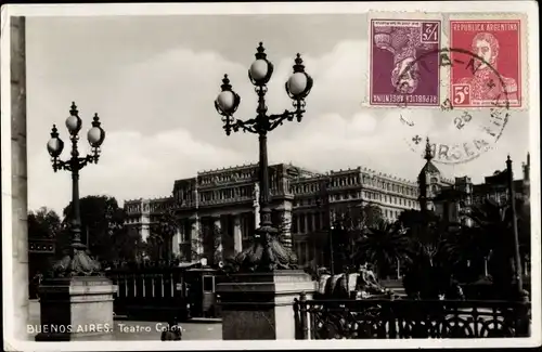 Ak Buenos Aires, Argentinien, Teatro Colon