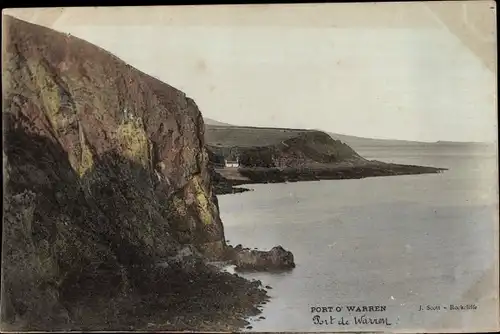 Ak Port O'Warren Schottland, Küste