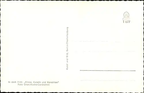 Ak Schauspieler Eddie Constantine, Portrait, Autogramm