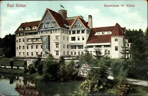 Ak Bad Elster im Vogtland, Sanatorium Dr. Köhler