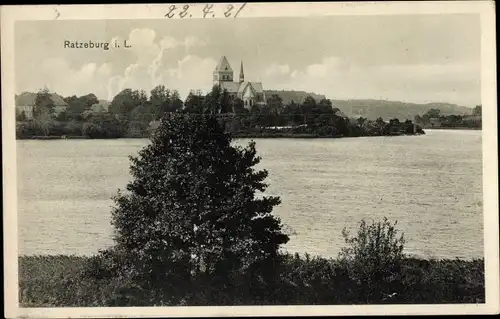 Ak Ratzeburg im Herzogtum Lauenburg, Wasserpartie