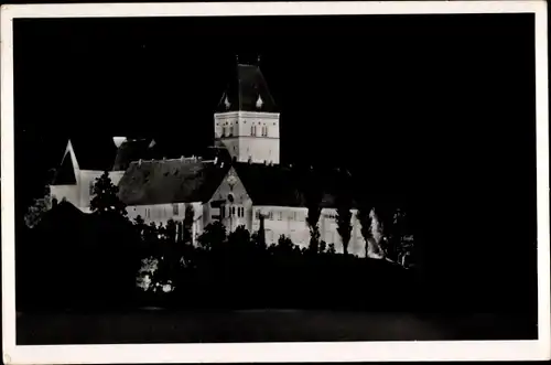 Ak Ratzeburg im Herzogtum Lauenburg, Dom, Heinrich des Löwen, Ratzeburger See, Nacht