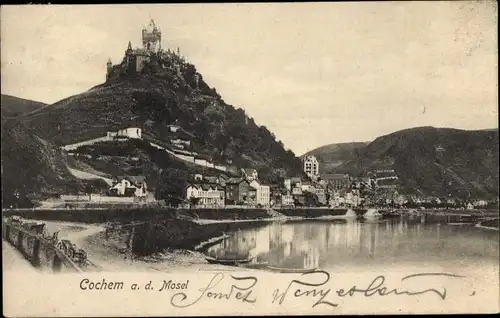 Ak Cochem an der Mosel, Schloss