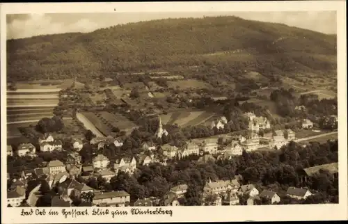 Ak Bad Orb im Spessart Hessen, Totalansicht, Wintersberg