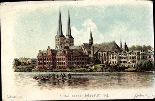 Litho Hansestadt Lübeck, Dom , Museum