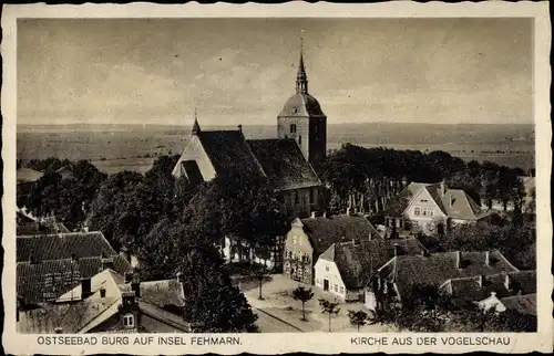 Ak Burg auf der Insel Fehmarn, Kirche