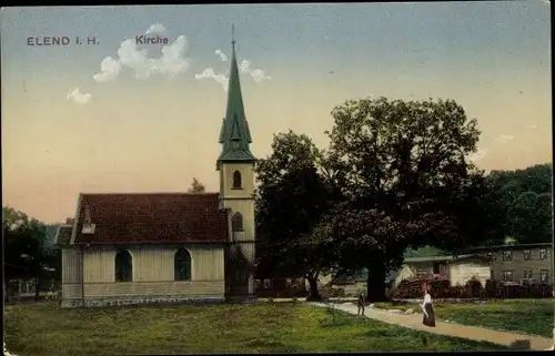 Ak Elend Oberharz am Brocken, Kirche