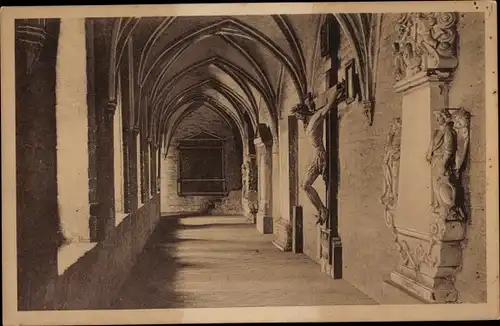 Ak Brandenburg an der Havel, Kreuzgang St. Pauli