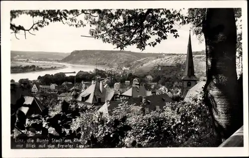 Ak Linz am Rhein, Teilansicht, Erpeler Ley