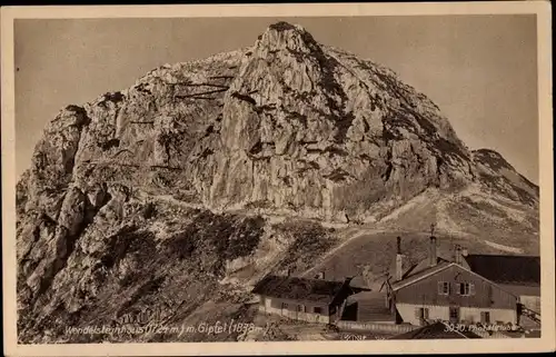 Ak Bayrischzell im Mangfallgebirge Oberbayern, Wendelsteinhaus