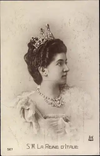 Ak Königin Elena von Montenegro, Königin von Italien, Frau Viktor Emanuels III.