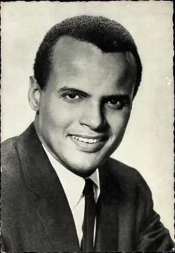 Ak Sänger und Schauspieler Harry Belafonte, Portrait