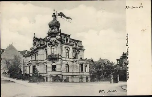 Ak Pforzheim im Schwarzwald, Villa Neutz