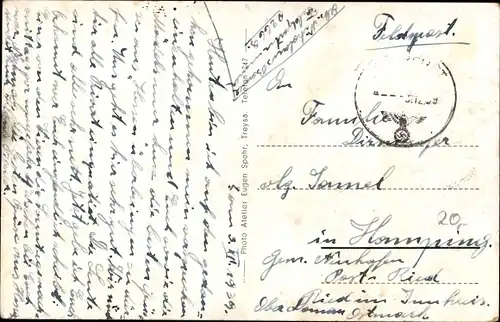 Ak Verna Frielendorf in Hessen, Panorama, Kirche, Denkmal, Dorfstraße, Kolonialwarengeschäft Raude