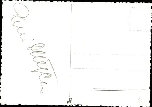 Ak Schauspieler René Deltgen, Portrait, Autogramm