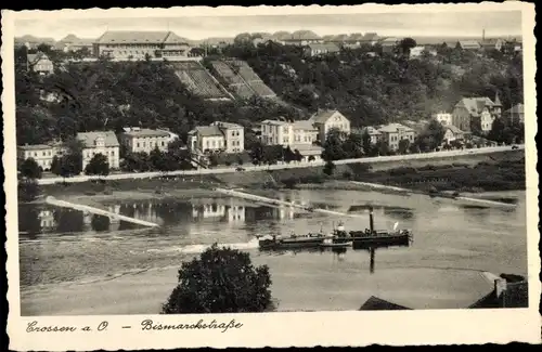 Ak Krosno Odrzańskie Crossen Oder Ostbrandenburg, Bismarckstraße