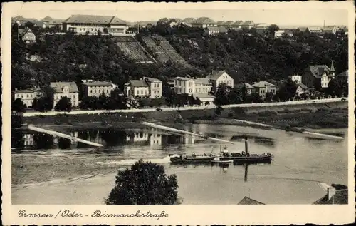 Ak Krosno Odrzańskie Crossen Oder Ostbrandenburg, Bismarckstraße