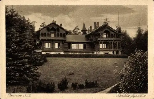 Ak Krasnolessje Rominten Ostpreußen, Kaiserliches Jagdschloss