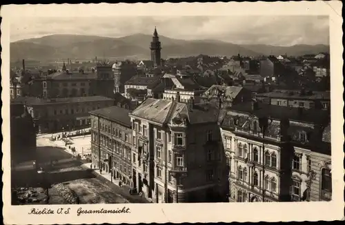Ak Bielsko Biała Bielitz Biala Oberschlesien, Gesamtansicht
