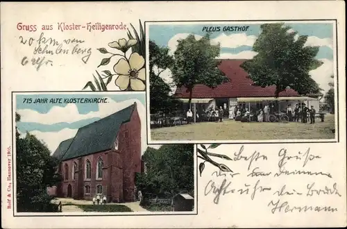 Ak Heiligenrode Stuhr in Niedersachsen, Klosterkirche, Gasthof