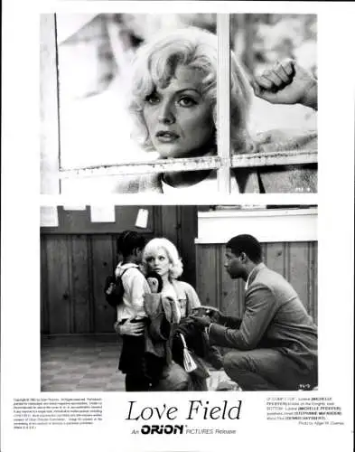 Foto Schauspielerin Michelle Pfeiffer, Filmszene Love Field, Pressefoto