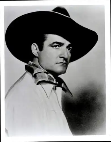 Foto Schauspieler Tom Mix, Filmszene, Pressefoto