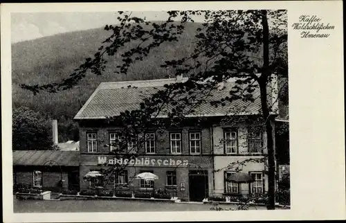 Ak Ilmenau in Thüringen, Kaffee Waldschlösschen