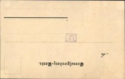 Ak Wien, Jubiläums-Ausstellung 1898, Goaser-Tonl