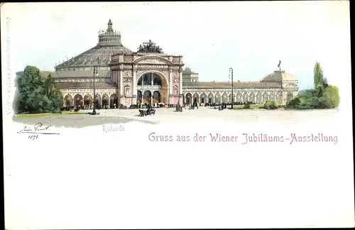 Künstler Ak Wien, Jubiläums-Ausstellung 1898, Rotunde