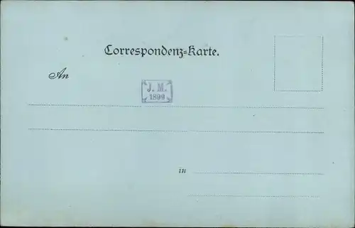 Präge Wappen Litho Gruß aus Wien