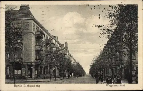 Ak Berlin Lichtenberg, Wagnerstraße