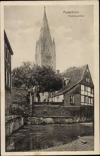 Ak Paderborn in Westfalen, Paderquellen