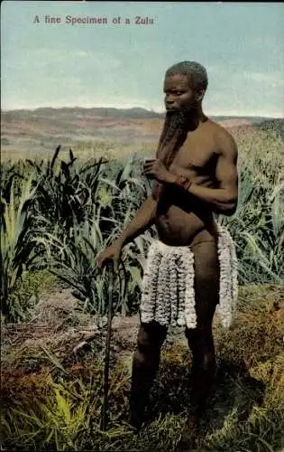 Ak Südafrika, Zulu Mann