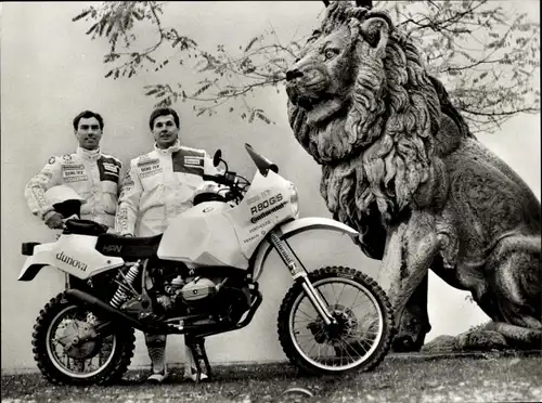 Foto Motorrad, Paris - Rallye Dakar, Eddy Hau, Richard Schalber, BMW R 80 GS