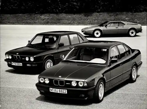 Foto Auto, BMW M5 und Vorläufermodelle, M 1