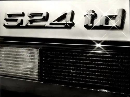 Foto Auto, BMW 524 td, erster BMW Diesel