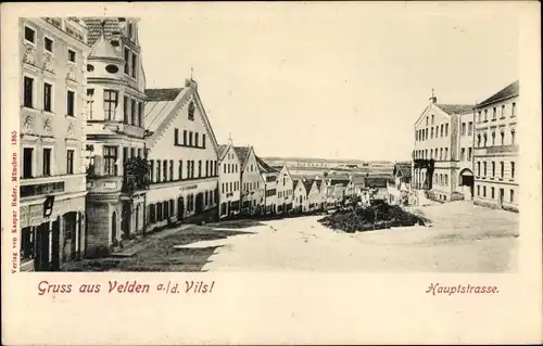 Ak Velden an der Vils Niederbayern, Hauptstraße