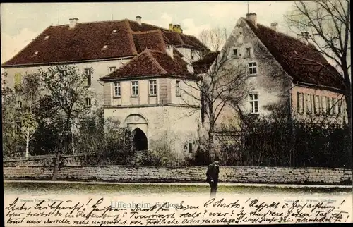 Ak Uffenheim in Mittelfranken, Schloss