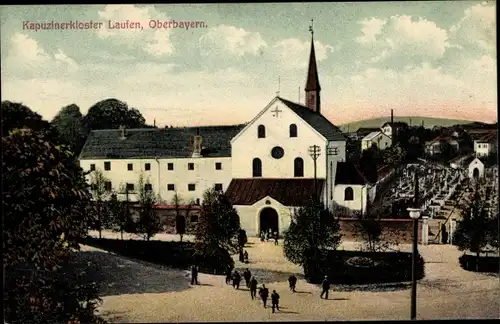 Ak Laufen an der Salzach Oberbayern, Kapuzinerkloster