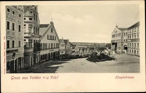 Ak Velden an der Vils Niederbayern, Hauptstraße