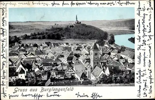 Ak Burglengenfeld an der Naab Oberpfalz, Totalansicht