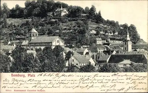 Ak Homburg in der Pfalz Saarland, Totalansicht