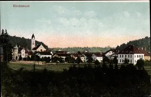 Ak Kirchseeon in Oberbayern, Totalansicht