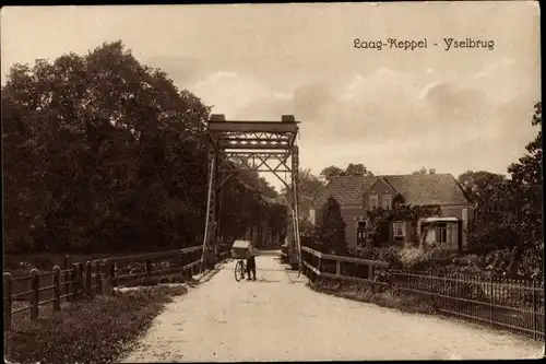 Ak Laag Keppel Gelderland, Yselbrug