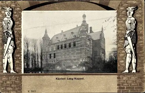 Passepartout Ak Laag Keppel Gelderland, Schloss, Ritter