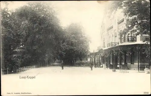 Ak Laag Keppel Gelderland, Straßenpartie, Gasthof