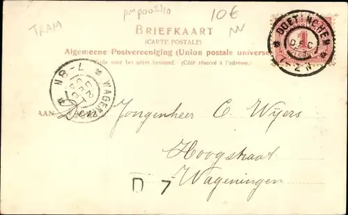 Ak Hummelo Gelderland, Straßenpartie, Kirche