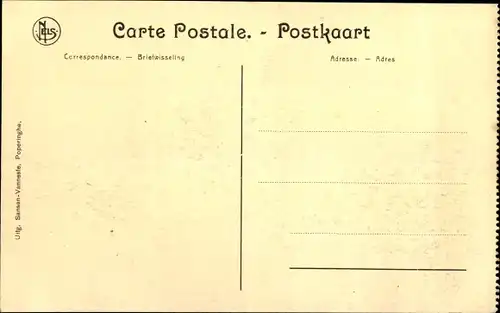 Ak Poperinghe Poperinge Westflandern, Sint-Stanislas College