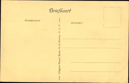 Ak Amsterdam Nordholland Niederlande, Dam Poortje met Beurs